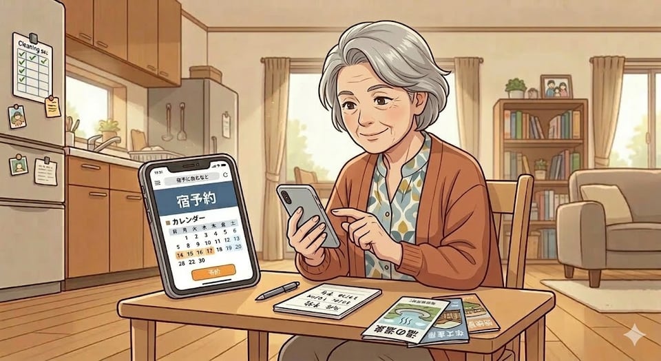 スマホでネット予約する方（Gemini作成）