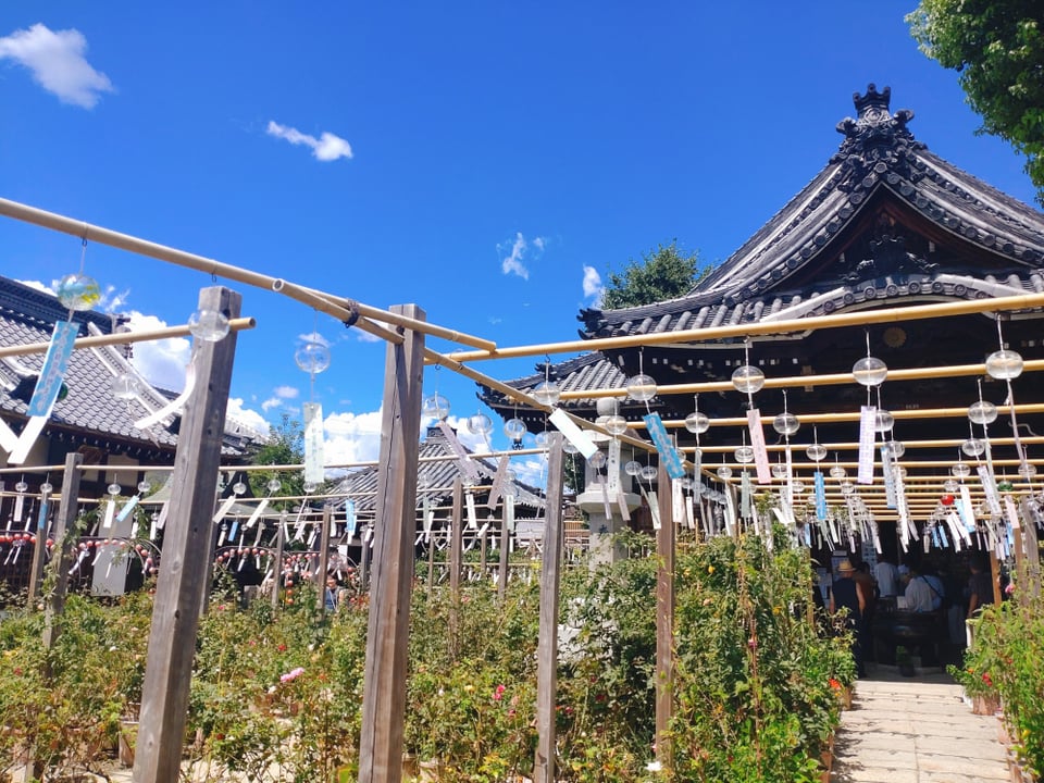 7-8月：おふさ観音風鈴まつり