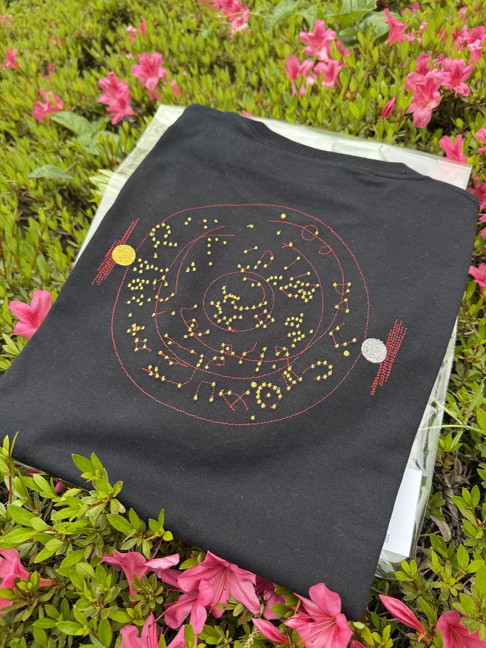 キトラ古墳天文図Tシャツ・背面