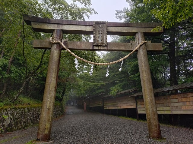 玉置神社・正面の鳥居(2025,7,14)