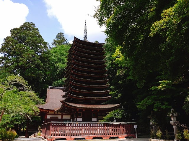 談山神社・十三重塔（2022,7,11）