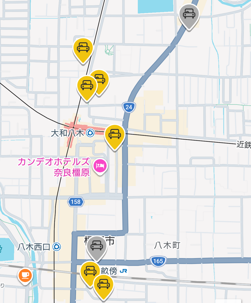 タイムズカーシェア　ステーション一覧