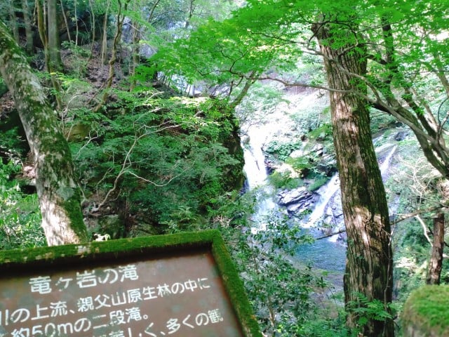 竜ヶ岩の滝②