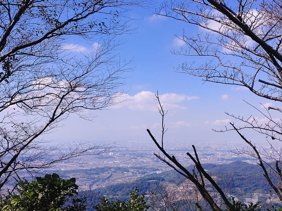 大阪方面の眺望