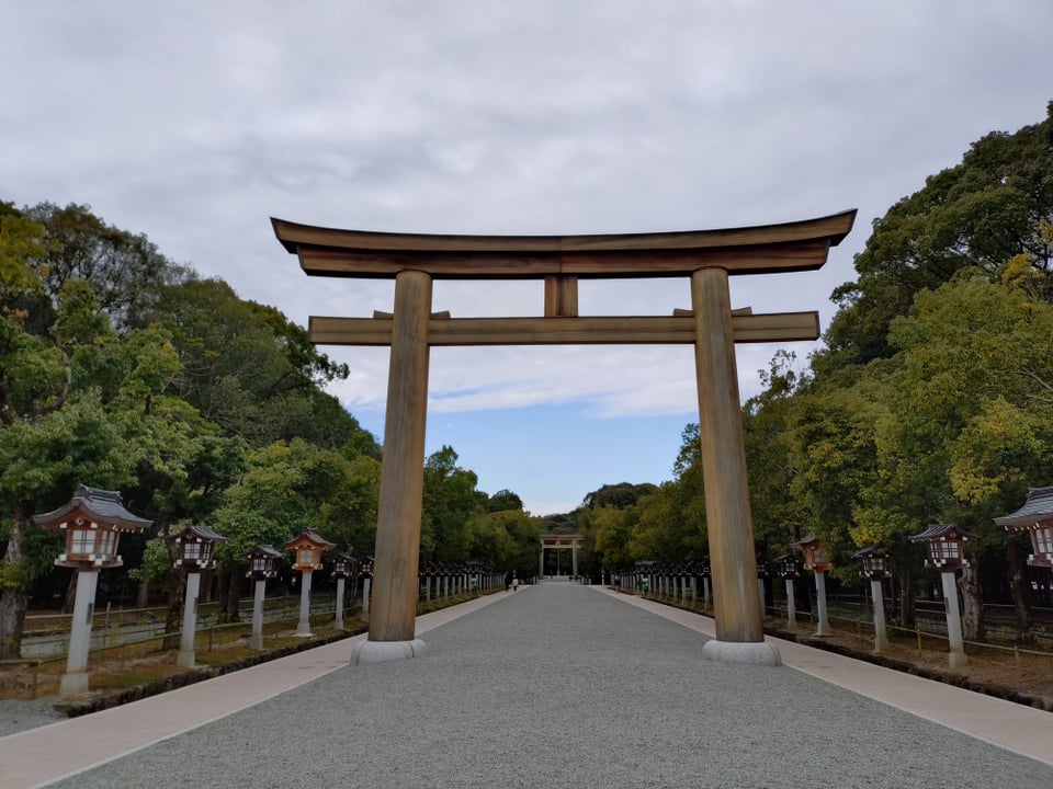 橿原神宮・参道（2025,12,11）