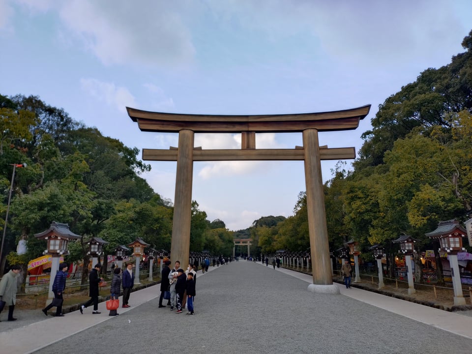 橿原神宮・鳥居（2026,1,5）