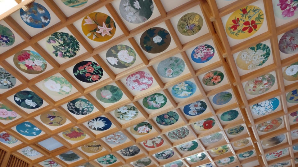 橘寺・天井絵